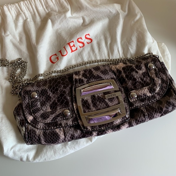 Guess Handbags - Guess Snakeskin Effect Purse